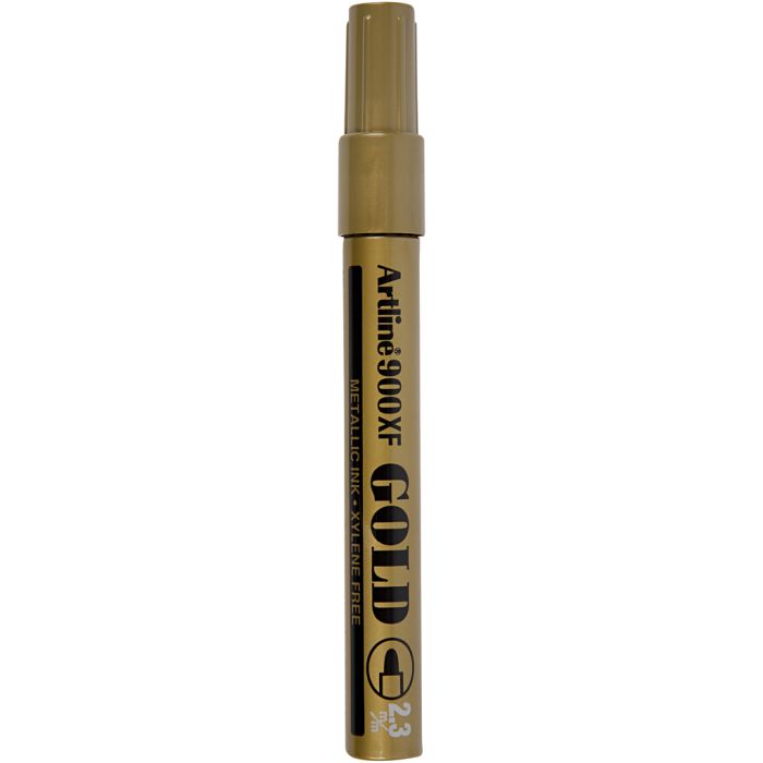 Pennarello Acrilico Indelebile, ampiezza tratto 2,3 mm, oro, 1 pz