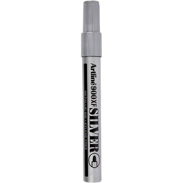 Pennarello Acrilico Indelebile, ampiezza tratto 2,3 mm, argento, 1 pz
