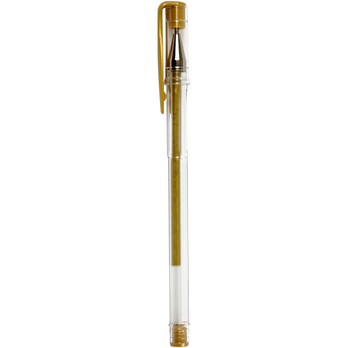 Penne gel, ampiezza tratto 0,8 mm, oro, 6 pz/ 1 conf.