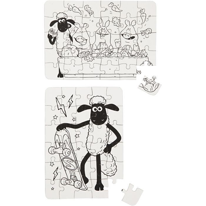 Puzzle, misura 13x18,3 cm, 2 pz/ 1 conf.