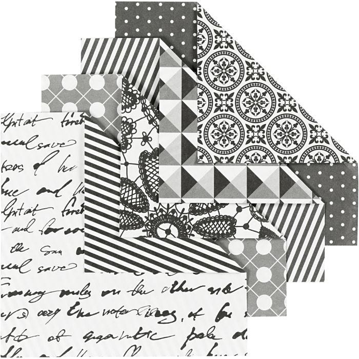 Carta origami, misura 10x10 cm, 80 g, 50 fgl. asst./ 1 conf.