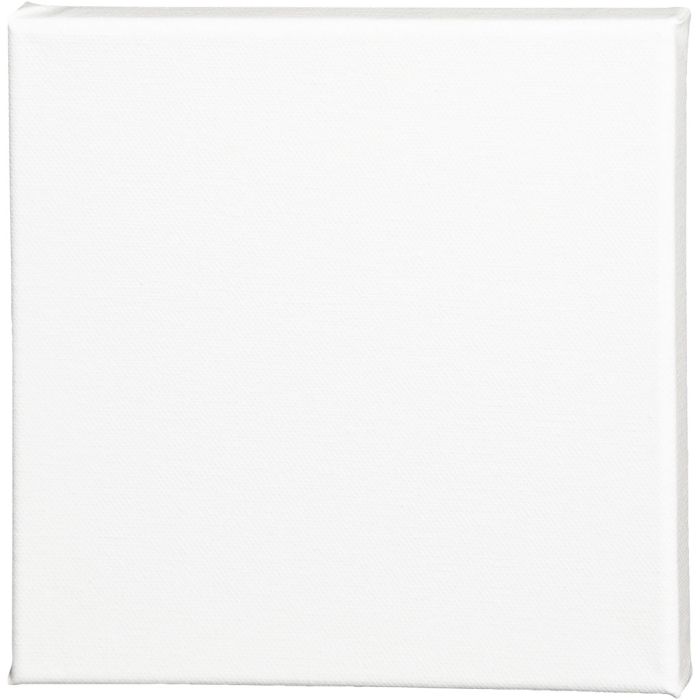 Tela, P: 1.6 cm, misura 20x20 cm, 360 g, bianco, 10 pz/ 1 conf.