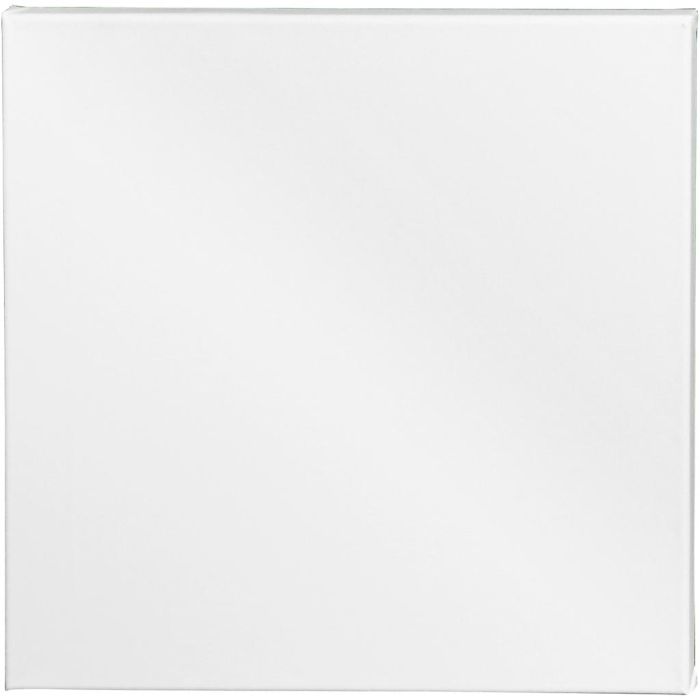 Tela, P: 1.6 cm, misura 40x40 cm, 360 g, bianco, 10 pz/ 1 conf.