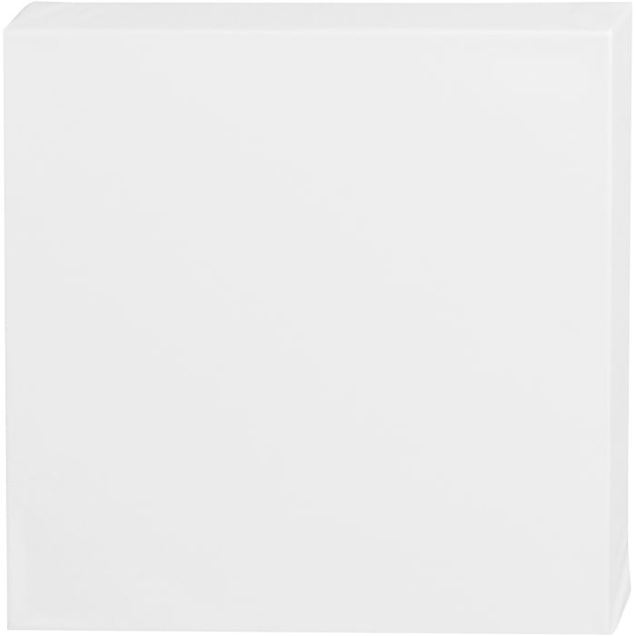 Tela, P: 3,7 cm, misura 30x30 cm, 360 g, bianco, 1 pz