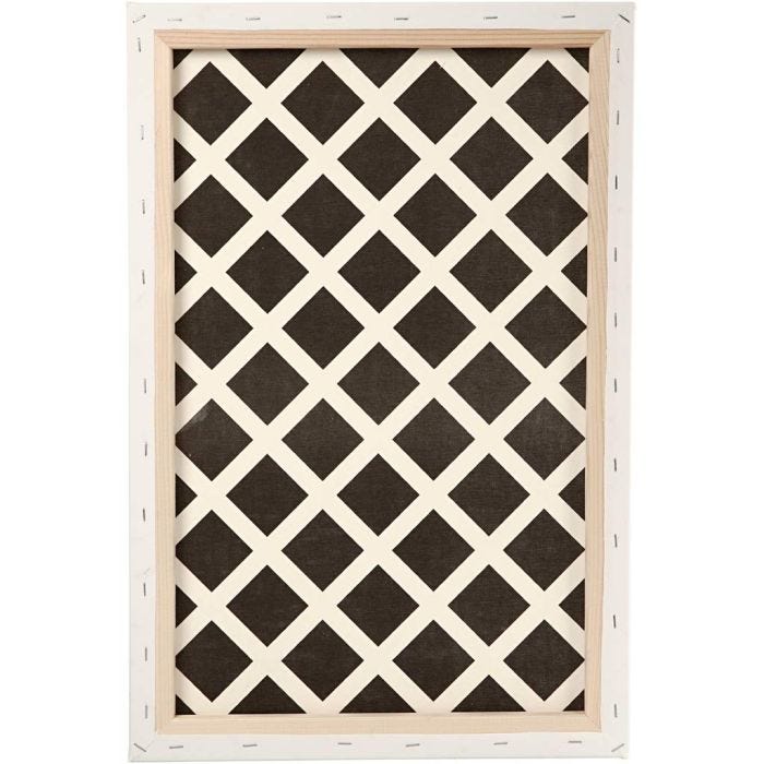 Tela, P: 1,7 cm, misura 40x60 cm, 360 g, bianco, 1 pz