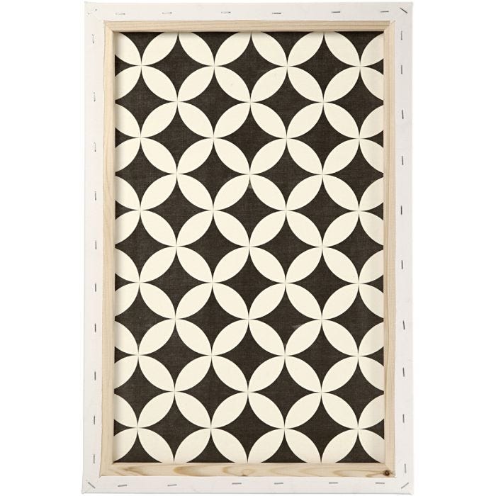 Tela, P: 1,7 cm, misura 40x60 cm, 360 g, bianco, 1 pz