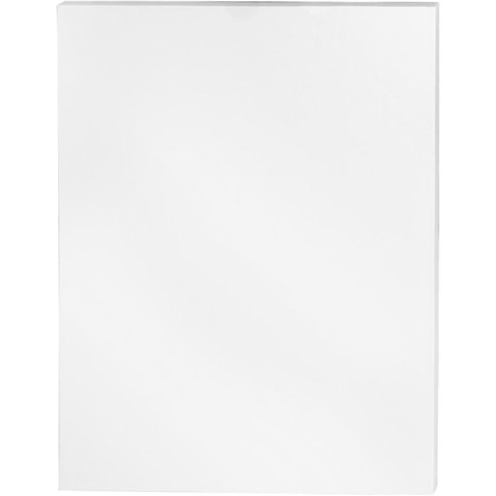 Tela, P: 3,7 cm, misura 70x90 cm, 360 g, bianco, 5 pz/ 1 conf.