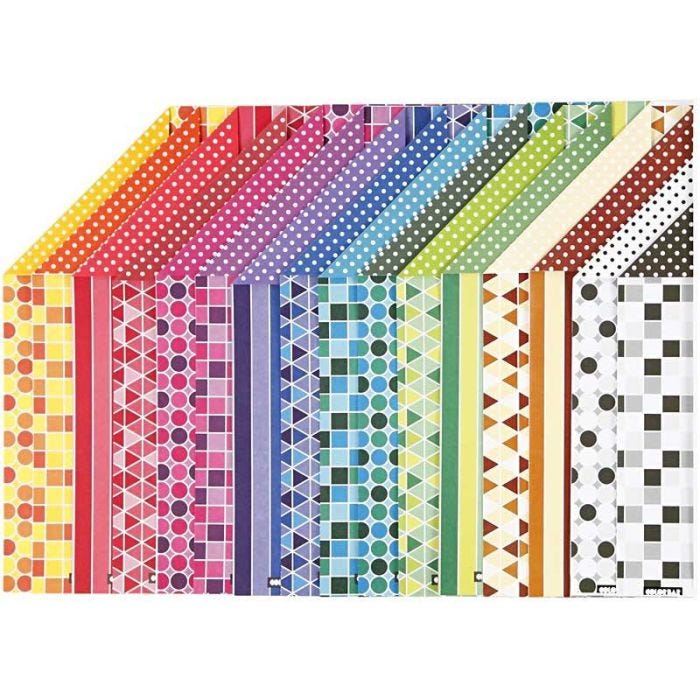 Cartocino Color Bar, A4, foglio 210x297 mm, 250 g, 16 fgl. asst./ 1 conf.