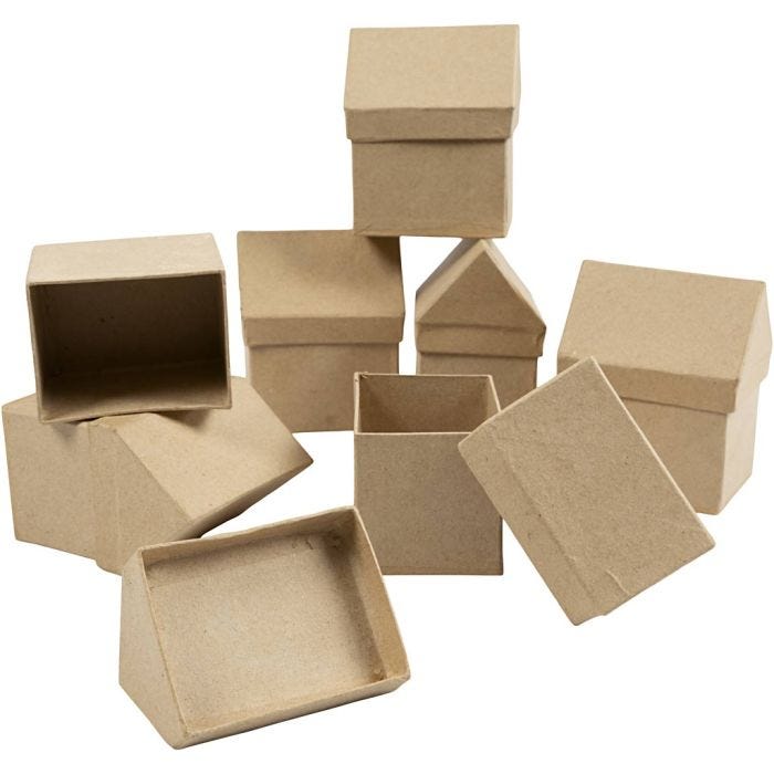 Casa, H: 10,5 cm, misura 6x8,5 cm, 5x4 pz/ 1 conf.