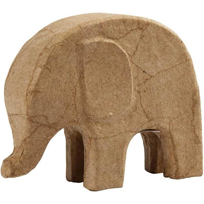 Elefante, H: 14 cm, L: 17 cm, 1 pz