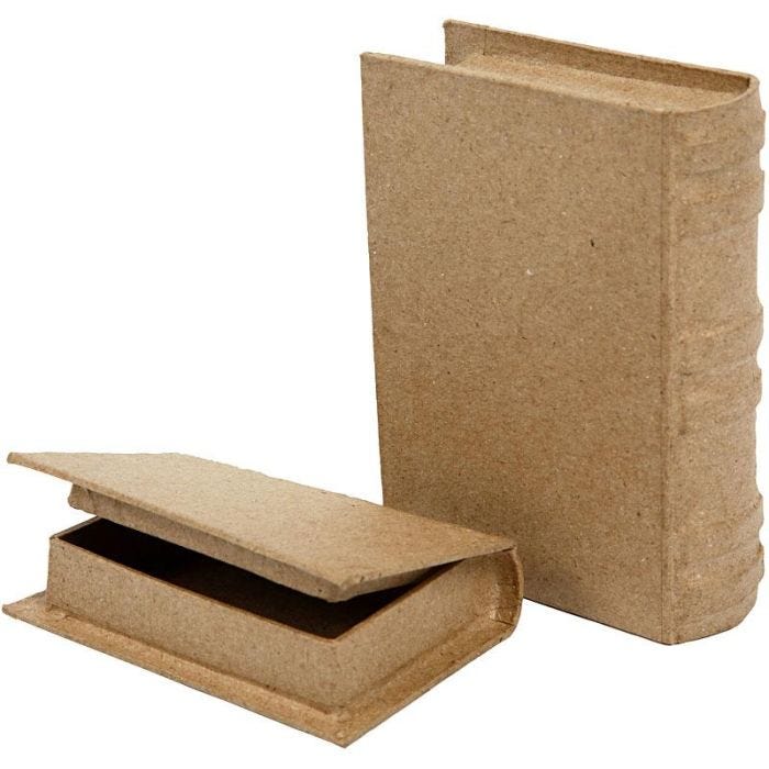 Libri, misura 8x11,5x2,5 cm, 2 pz/ 1 set