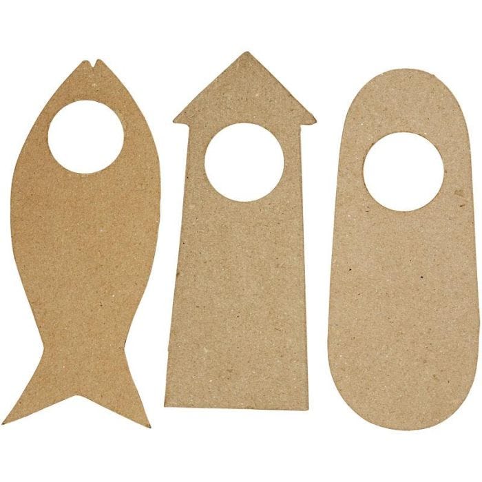 Cartello da maniglia, misura 10x25 cm, 6 pz/ 1 conf.