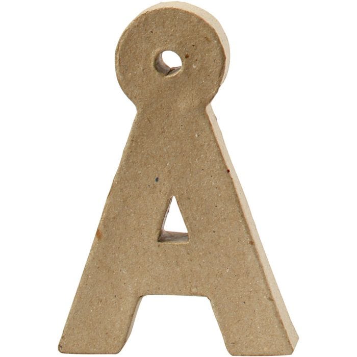 Lettera, Å, H: 10 cm, spess. 2 cm, 1 pz