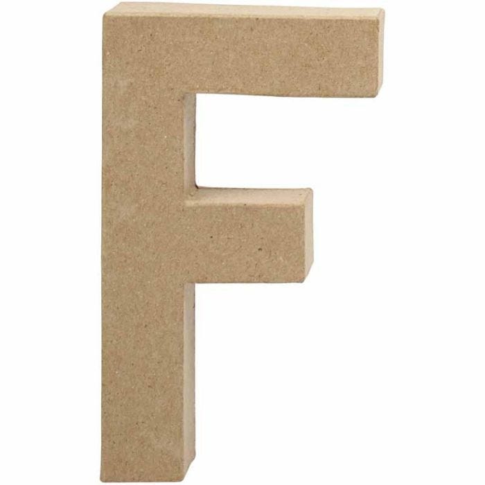 Lettera, F , H: 20,5 cm, L: 11,6 cm, spess. 2,5 cm, 1 pz