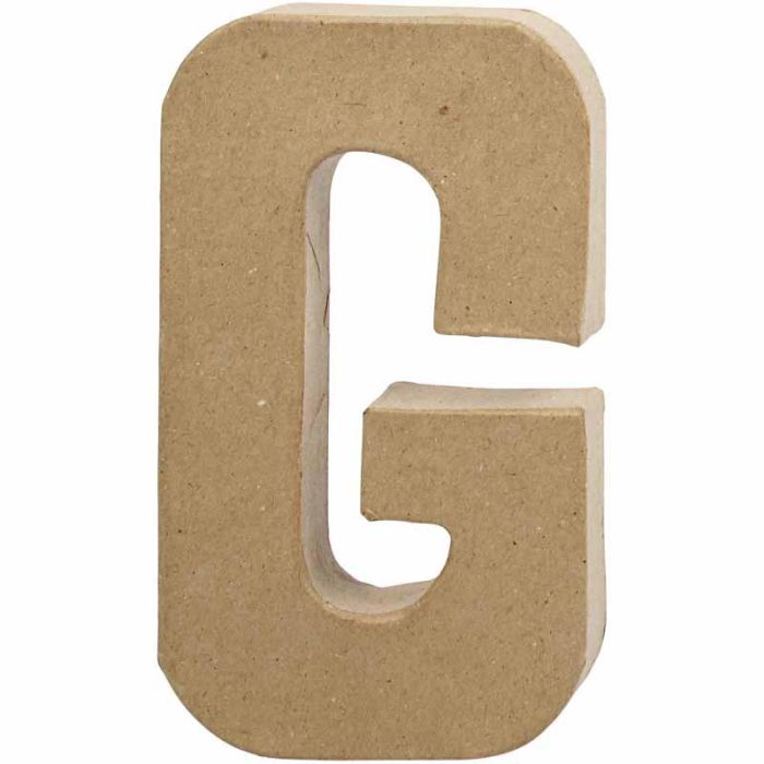 Lettera, G, H: 20,5 cm, L: 11,5 cm, spess. 2,5 cm, 1 pz