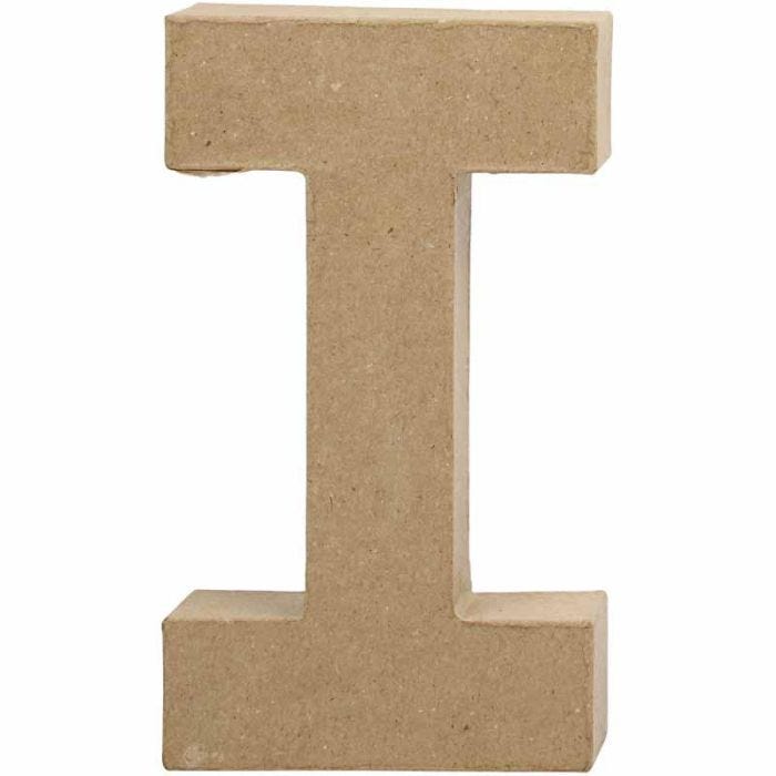 Lettera, I, H: 19,9 cm, L: 11,2 cm, spess. 2,6 cm, 1 pz