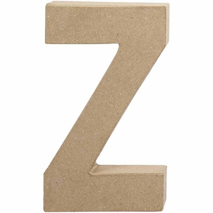 Lettera, Z, H: 20,2 cm, L: 11,2 cm, spess. 2,5 cm, 1 pz