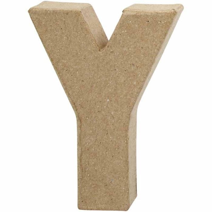 Lettera, Y, H: 10 cm, L: 7,9 cm, spess. 1,7 cm, 1 pz