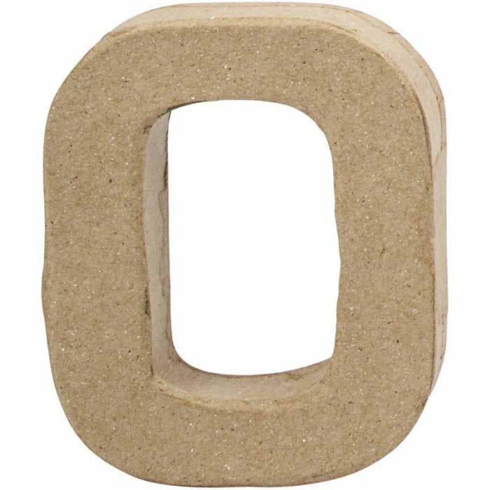 Numero, 0, H: 10 cm, L: 8 cm, spess. 2 cm, 1 pz