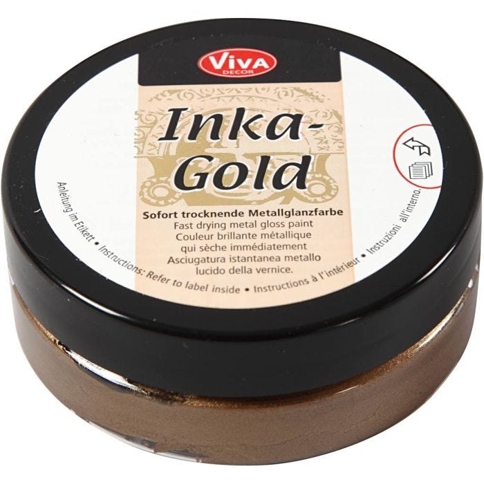 Inka Gold, brown gold, 50 ml/ 1 vasch.