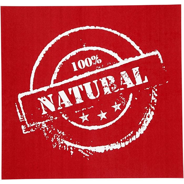 Scheda stencil, natural, foglio 20x22 cm, 1 fgl.