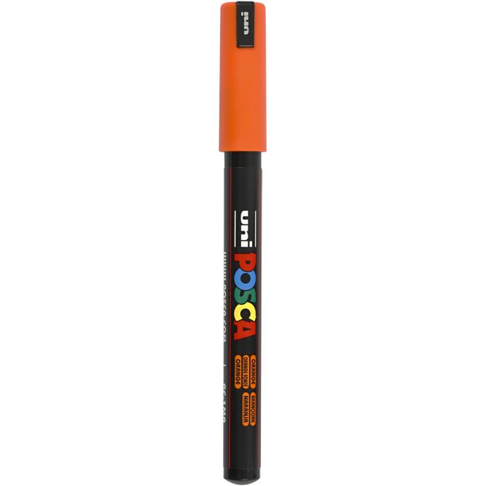 Pennarello Posca, dim. PC-1MR, ampiezza tratto 0,7 mm, extra-fine, arancio, 1 pz