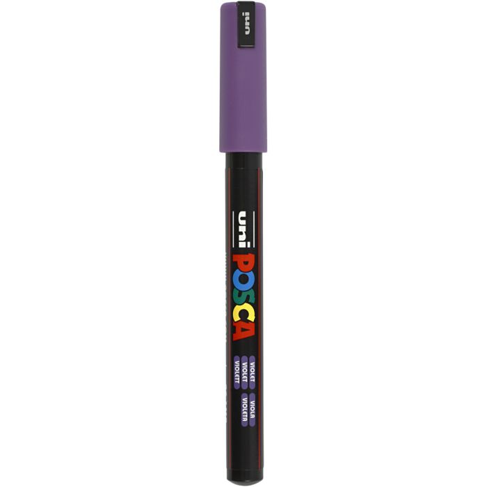 Pennarello Posca, dim. PC-1MR, ampiezza tratto 0,7 mm, extra-fine, violetto, 1 pz
