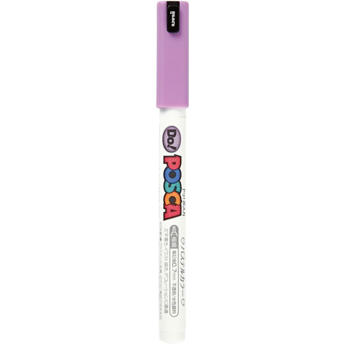 Pennarello Posca, dim. PC-1MR, ampiezza tratto 0,7 mm, extra-fine, pastel purple, 1 pz