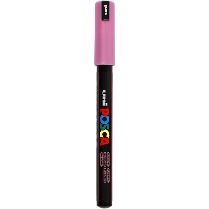Pennarello Posca, dim. PC-1MR, ampiezza tratto 0,7 mm, extra-fine, metallic pink, 1 pz
