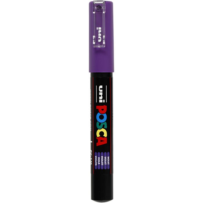 Pennarello Posca, dim. PC-1M, ampiezza tratto 0,7 mm, extra-fine, violetto, 1 pz