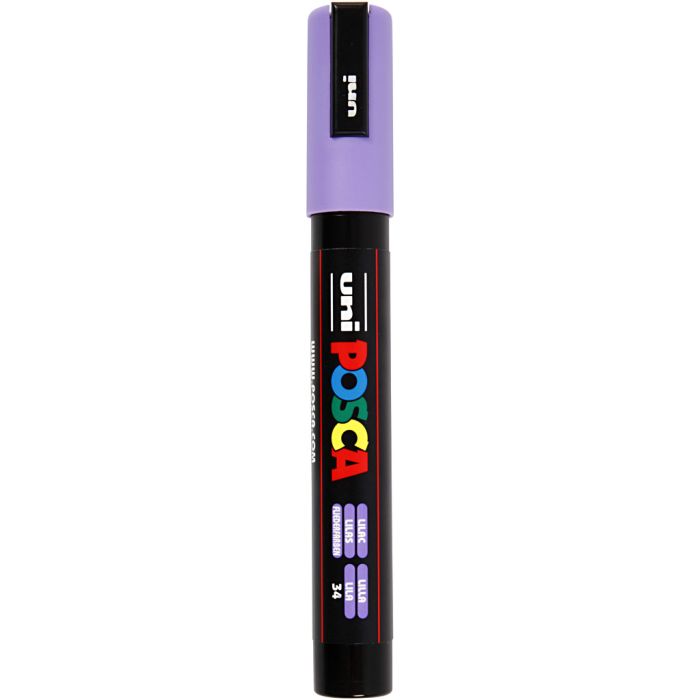 Pennarello Posca, dim. PC-5M, ampiezza tratto 2,5 mm, medium, lilla, 1 pz