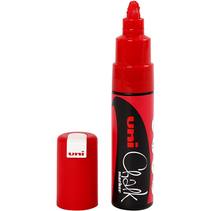 Chalk Pen, ampiezza tratto 8 mm, rosso, 1 pz