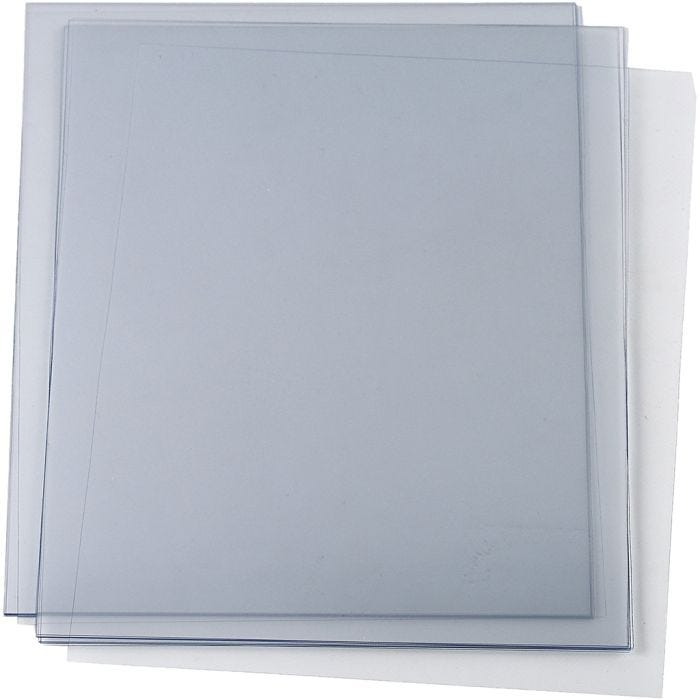 Lastra dura, A4, foglio 210x297 mm, spess. 190 my, 5 fgl./ 1 conf.