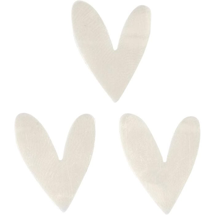 Lustrini, misura 15x17 mm, avorio, 10 g/ 1 conf.