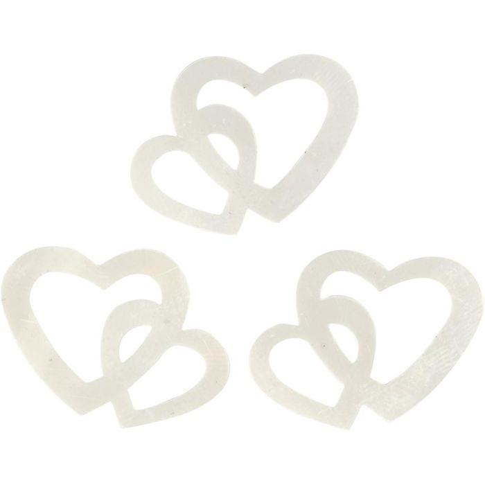 Lustrini, misura 31x22 mm, avorio, 10 g/ 1 conf.