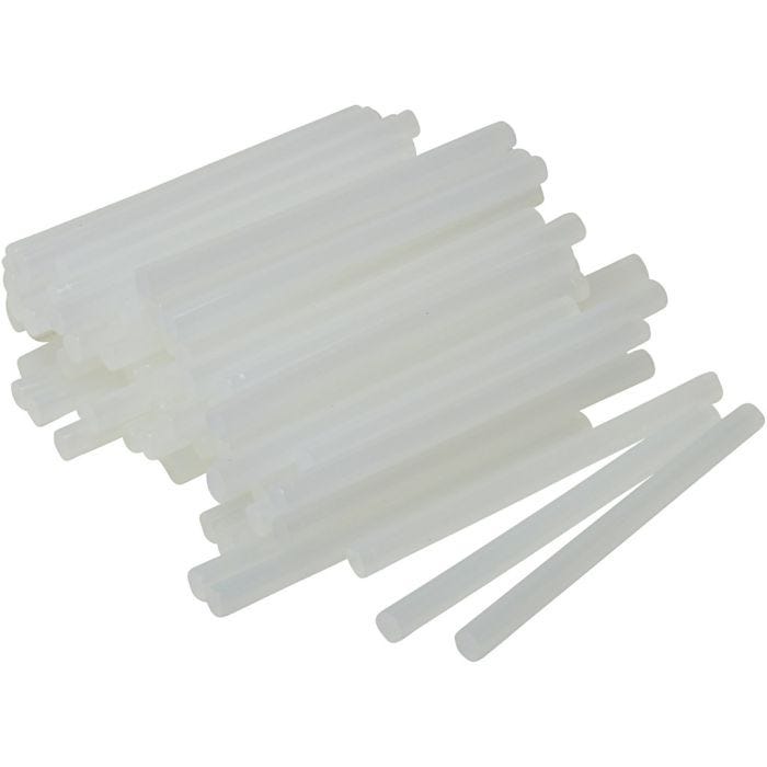 Stick di colla Mini, L: 10 cm, diam 7 mm, 100 pz/ 1 conf.