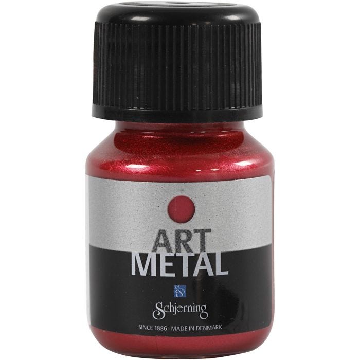 Vernice Hobby Metallizzata, lava red(5112), 30 ml/ 1 bott.