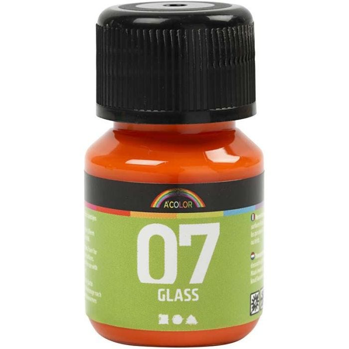A-Color Glass , arancio, 30 ml/ 1 bott.