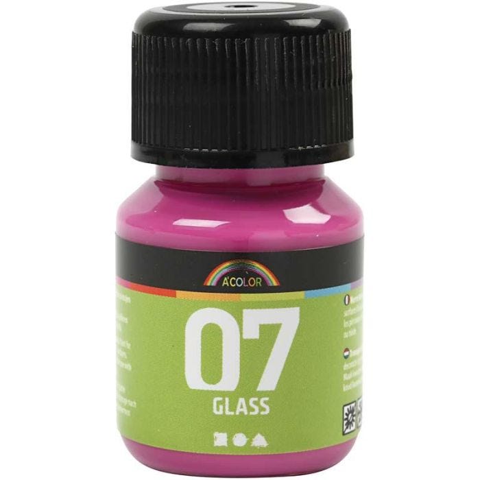A-Color Glass , rosa, 30 ml/ 1 bott.