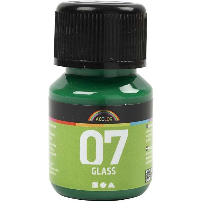 A-Color Glass , verde brillante, 30 ml/ 1 bott.