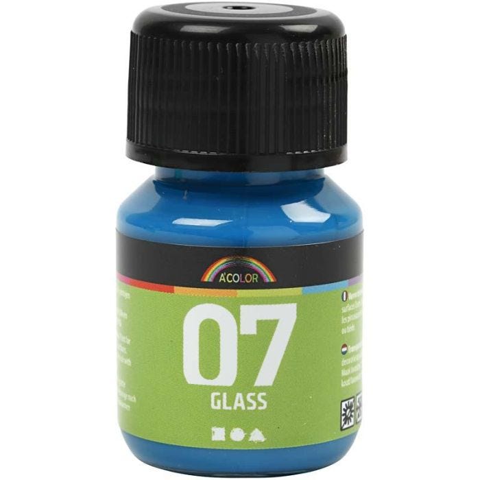 A-Color Glass , turchese, 30 ml/ 1 bott.