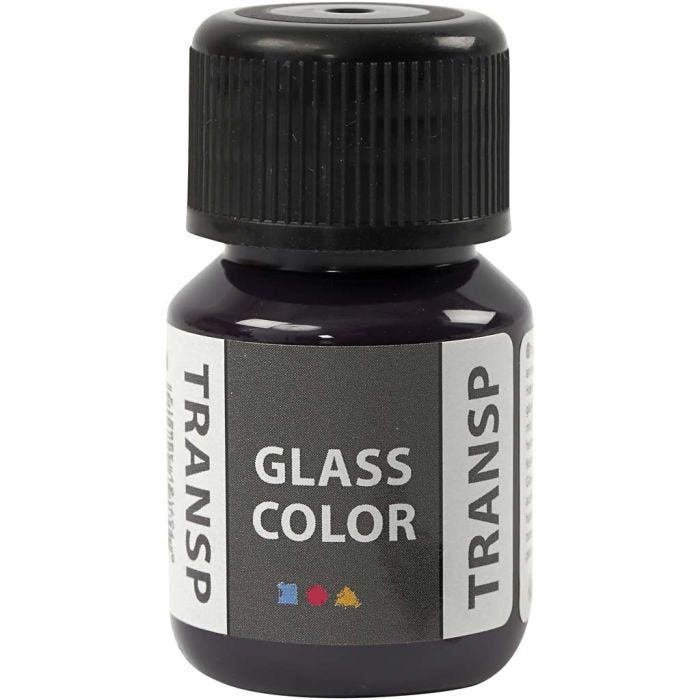 Colore trasparente per vetro, violetto, 30 ml/ 1 bott.