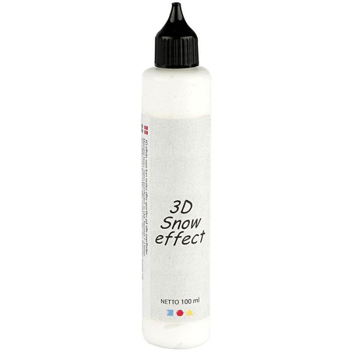 Effetto neve 3D, bianco, 100 ml/ 1 bott.