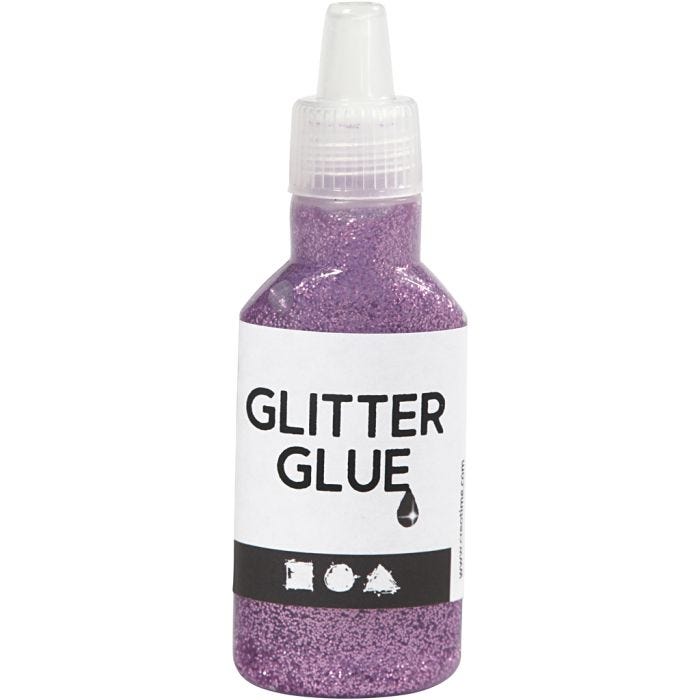 Colla glitter, viola, 25 ml/ 1 bott.