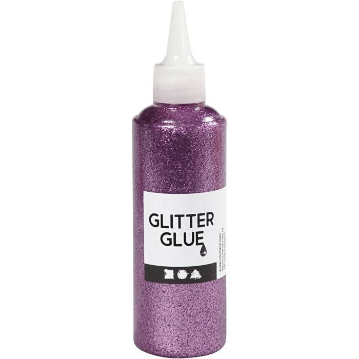 Colla glitter, viola, 118 ml/ 1 bott.
