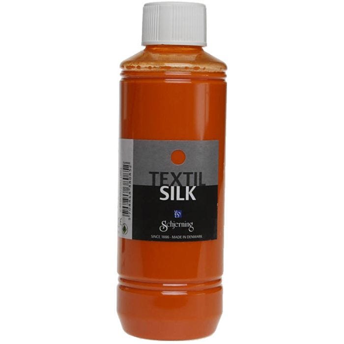 Textil Silk, arancio, 250 ml/ 1 bott.