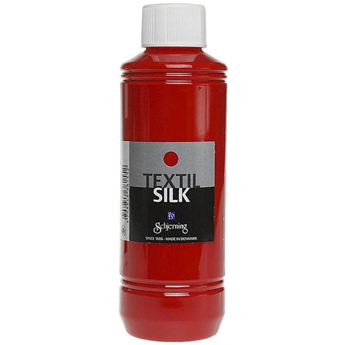 Textil Silk, rosso carmine, 250 ml/ 1 bott.