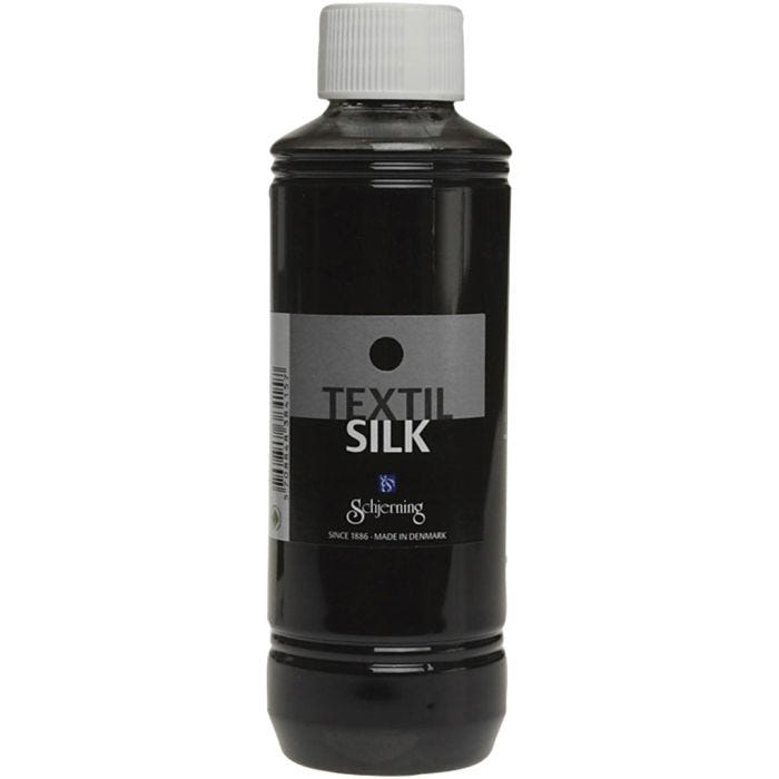 Textil Silk, nero intenso, 250 ml/ 1 bott.