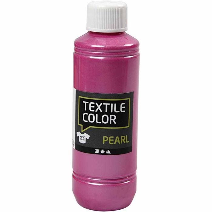 Colore per tessuti, madreperla, ciclamino, 250 ml/ 1 bott.