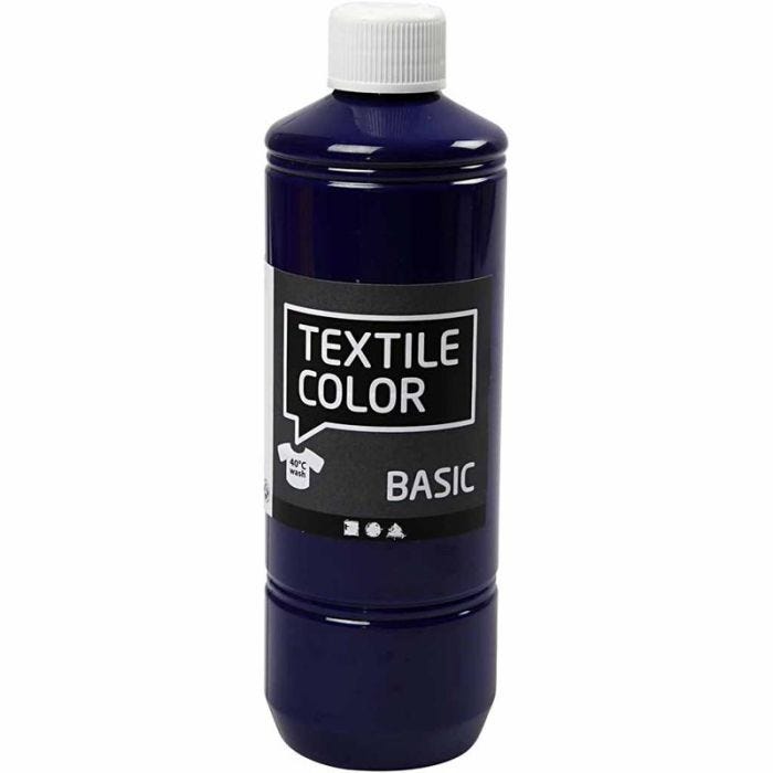 Colore per tessuti, blu brillante, 500 ml/ 1 bott.